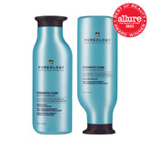 Strength Cure Shampoo and Conditioner Duo: Sulfate-Free Repairing Set for Damaged Hair