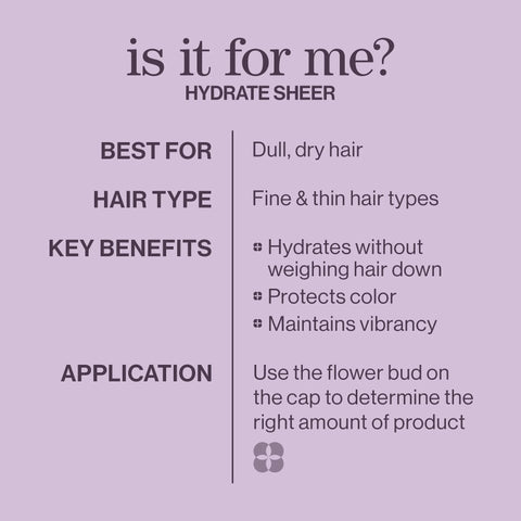 Hydrate Sheer Shampoo